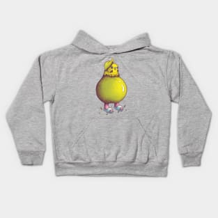 Pearrot - Cute Budgie Pear Parrot | Parakeet Budgerigar Birb TikTok Meme Kids Hoodie